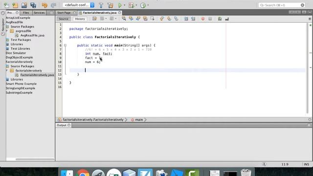Solving Factorials Iteratively in Java смотреть онлайн