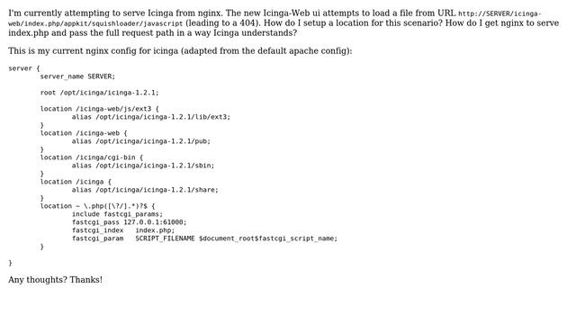 DevOps & SysAdmins: How do I handle a request for "index.php/somepath" in Nginx config? смотреть онлайн