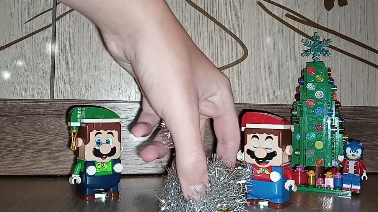 My Christmas & New Year Advent Calendar mini surprises by Lego Super Mario & Luigi. Day 6 #shorts смотреть онлайн