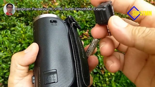Handycam Panasonic HC V180, Mic External Modifikasi смотреть онлайн