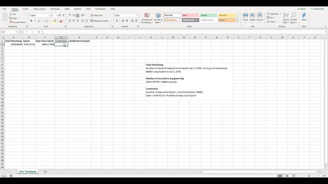 How to Convert Unix Timestamp To Date in Excel? смотреть онлайн