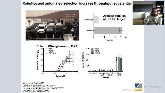 Advances in SELEX technologies for Aptamers смотреть онлайн