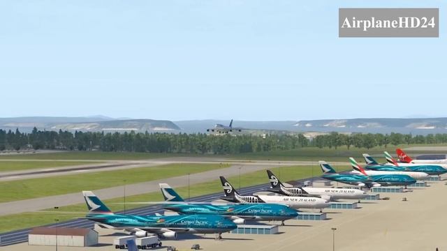 Airplanes Videos- Low Landing -Plane Takeoffs from - Airbus A380, Boeing 767, -AirplaneHD24 4K 02 смотреть онлайн