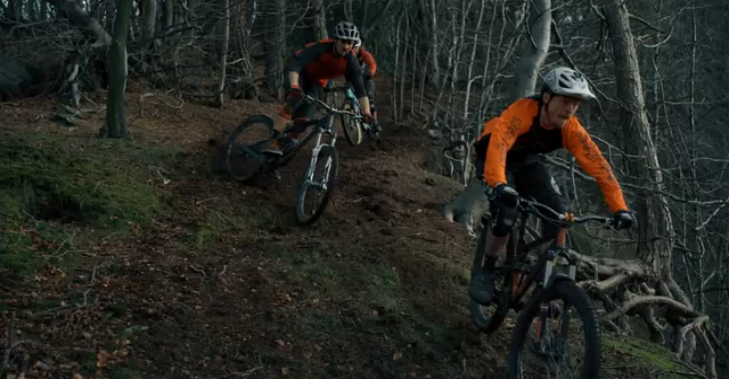 Маунтинбайкинг в слоумо смотреть онлайн