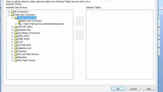 Crystal Reports tutorial Making a Connection to an Access Database смотреть онлайн
