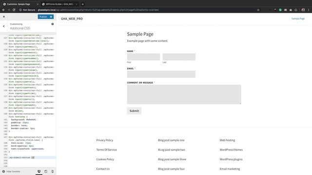 WPForms CSS Tutorial - How To Customize And Style Your Contact Forms смотреть онлайн