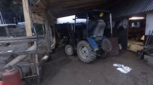 самодельный фронтальный погрузчик КУН на минитрактор