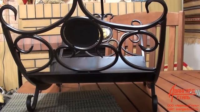 Дровница от ООО "АвангардСталь" смотреть онлайн