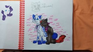 Обзор скетчбука №53 | Мои рисунки | Коты-Воители | Фурри | Клинок,рассекающий демонов | Редрав