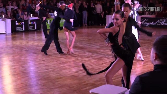 Kovalev Aleksandr - Volper Alisa, Cha-Cha-Cha | Crystal Ball 2019 смотреть онлайн