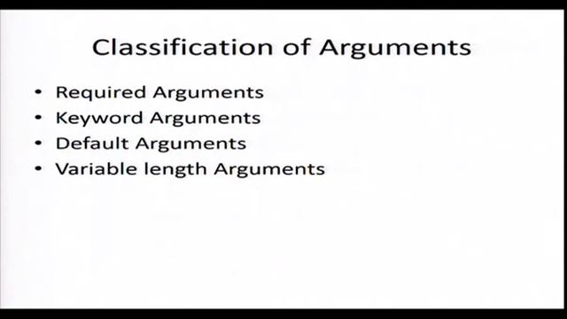 Function Arguments and its types смотреть онлайн