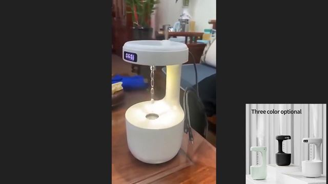 800ML Anti Gravity USB Air Humidifier Ultrasonic Air Purifier Levitating Water Drops смотреть онлайн