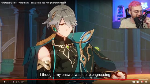 HE'S HERE!! Character Demo - "Alhaitham: Think Before You Act" REACTION | Genshin Impact смотреть онлайн