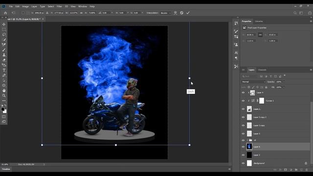 Photoshop tutorial | Moto smoke editing tutorial | Advanced photoshop editing | Smokie editing смотреть онлайн