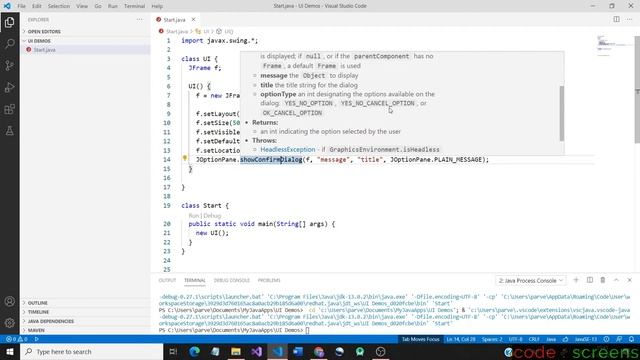 Types of Messages and Buttons in JOptionPane | Using Custom Icons | Java Swing | Tamil смотреть онлайн