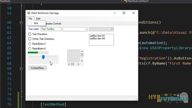 P14 - Handling of menu and context menu with FlaUI | Windows Automation | FlaUI | смотреть онлайн