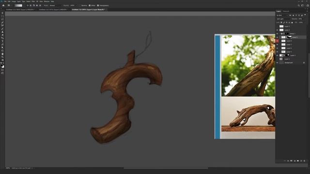 Как БЫСТРО рисовать иконки в Photoshop: дерево смотреть онлайн