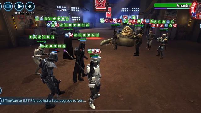 Dark Trooper Moff Gideon with his Datacron demolished Jabba with Boushh Datacron смотреть онлайн