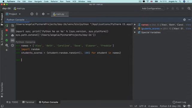 How to use Dictionary Comprehension | 100 Days of Code: The Complete Python Pro Bootcamp for 2022 смотреть онлайн