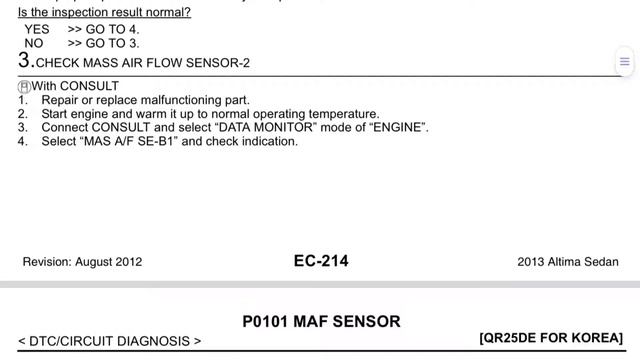 HOW TO DIAGNOSE MAF SENSOR P0102, P0103 | QR25DE ENGINE