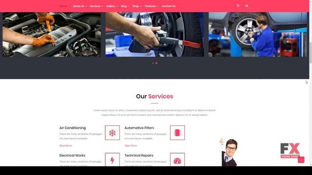 Automotz - Auto Repair Services WordPress Theme Bart Thaddeus смотреть онлайн