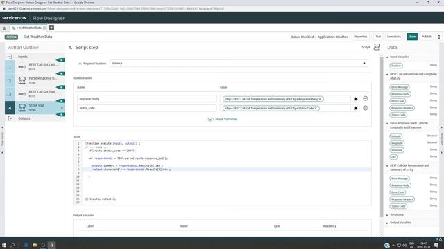 4 Parse the second response body and create action outputs