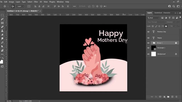 lets make a mother's day post design in adobe photoshop 2022 #mothersday #photoshoptutorial смотреть онлайн