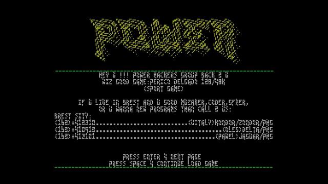 Perico Delgado Crack Intro Power Hackers Group [#zx spectrum, zxaaa.net, zxdemo.ru] смотреть онлайн