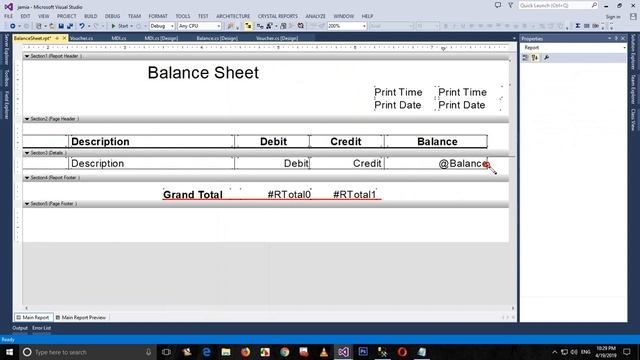 Daily Balance Sheet In Crystal Report Using C# Part 1 | By SYED I.T SOLUTIONS © | Urdu смотреть онлайн