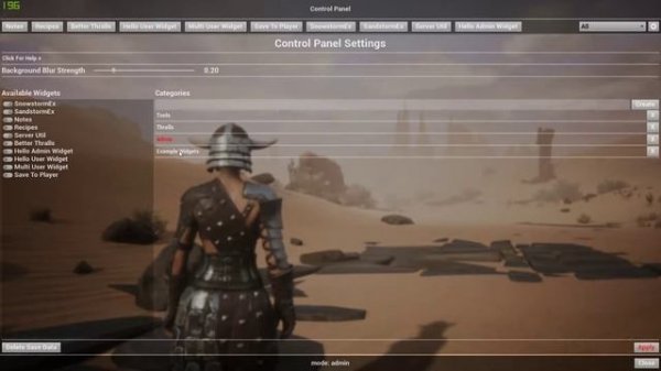 Conan Exiles Mod - Mod Control Panel