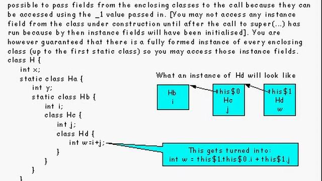 Java Tutorial 21.03: Non-static member classes смотреть онлайн