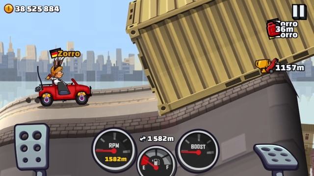 2.739m HILL CLIMBER in INTENSE CITY World Record - Hill Climb Racing 2 смотреть онлайн