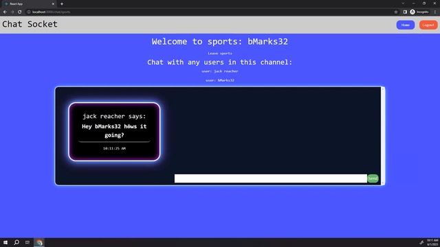 Chat App Using React, NodeJS, Express, Socket.io & MongoDB смотреть онлайн