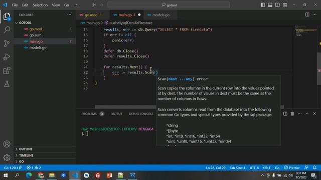 Convert Mysql data to firebase using Go Part 3 смотреть онлайн