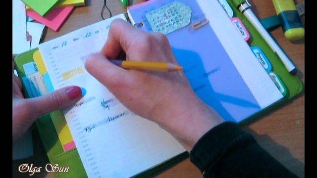 ✐ Мой ежедневник. Планирование недели ✐ Заполняем вместе / Olga Sun смотреть онлайн