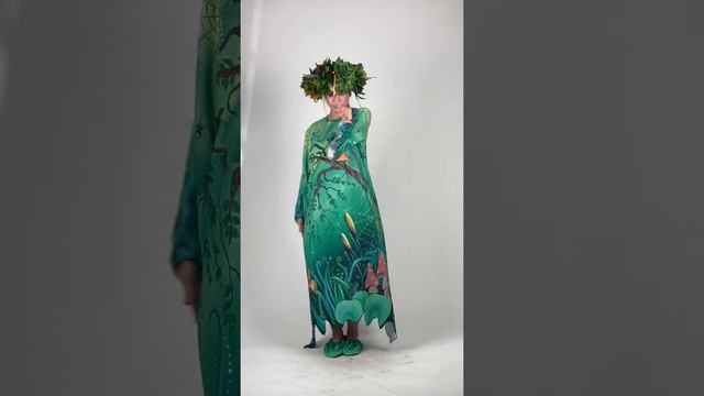 Карнавальный костюм Кикиморы для взрослого смотреть онлайн