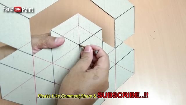 OPTICAL ILLUSION 3D WALL PAINTING | 3D WALL DECORATION EFFECT | CAT DINDING KREATIF 3D - LUKISAN 3D смотреть онлайн