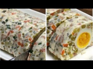 Удивите гостей Новым салатом с необычной подачей.