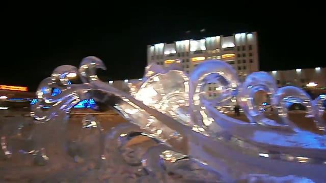 ледяные скульптуры г.хабаровск февраль 2013. смотреть онлайн