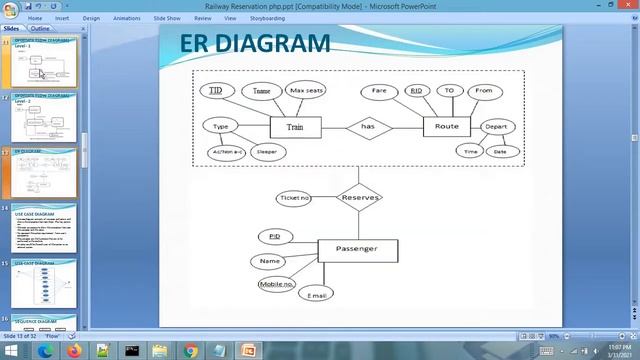 PPT - Railway Reservation System || PHP MYSQL Project PPT смотреть онлайн