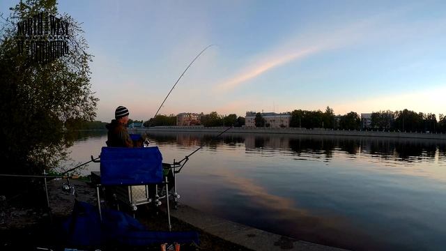 04.06.2017 Фидер. Ночная ловля леща на реке Нева. Набережная реки Большой Невки