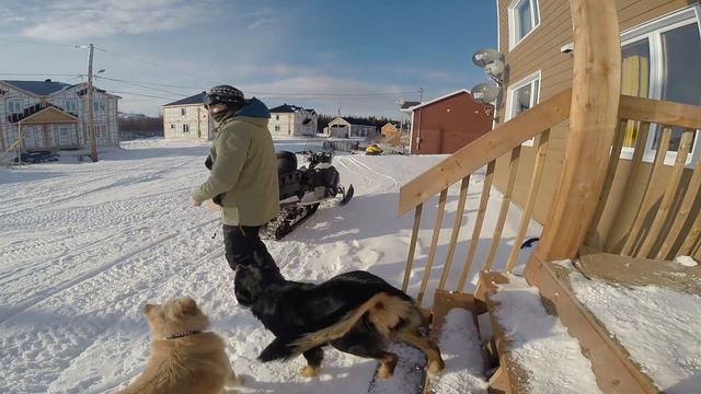 Snowmobiles and supplies, Getting Groceries in the North смотреть онлайн