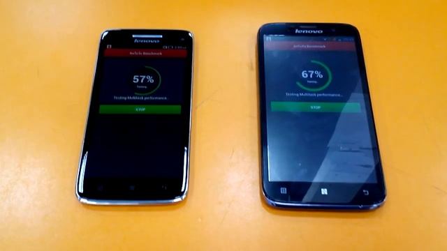 Lenovo S960 VIBE X vs Lenovo A850 Antutu benchmark смотреть онлайн