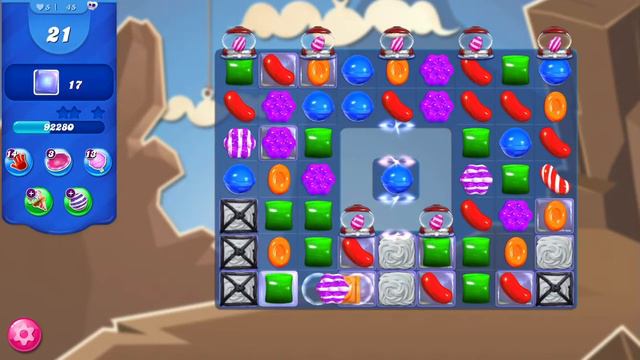 Candy Crush Saga lvl 45 смотреть онлайн