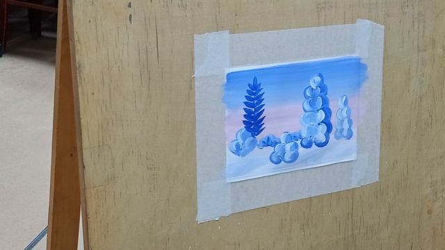 "Волшебный зимний лес" мастер-класс преподавателя МБУ ДО ДШИ г.Отрадный И.С. Масениной смотреть онлайн