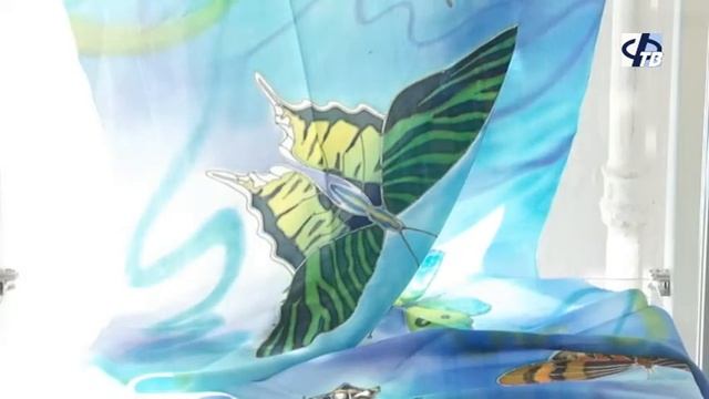 Открылась выставка батика Ирины и Валерия Бауровых 