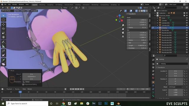 Blender Tutorial - Use Rigify to Easily Rig Your Characters (Part 1) смотреть онлайн