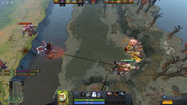DOTA 2 PUDGE WARS смотреть онлайн