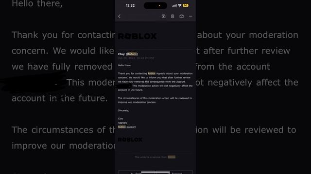 My Roblox account was terminated but I was able to get it back смотреть онлайн