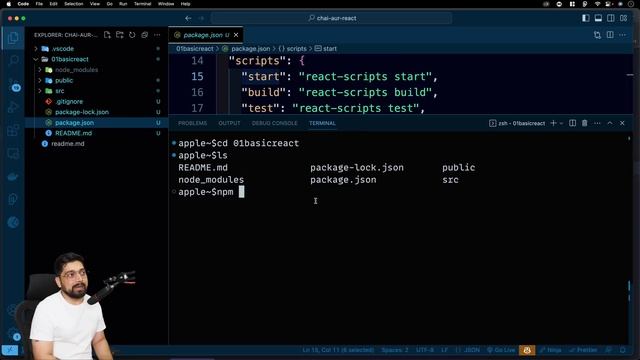 Create react projects | chai aur react смотреть онлайн